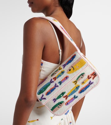 Verzierte Schultertasche Tommy | Staud