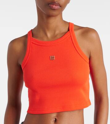 Top cropped in jersey di cotone | Givenchy