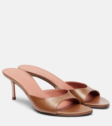 Mules Jeanne 60 in pelle | Amina Muaddi