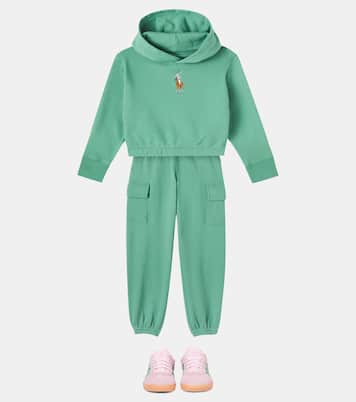Cotton-blend fleece sweatpants | Polo Ralph Lauren Kids