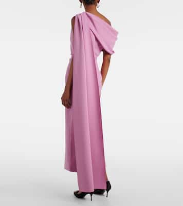 Maite caped draped midi dress | Roksanda