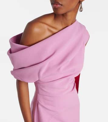 Maite caped draped midi dress | Roksanda
