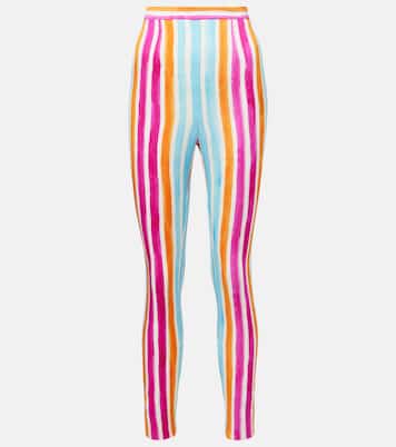 Striped silk-blend leggings | Dolce&Gabbana