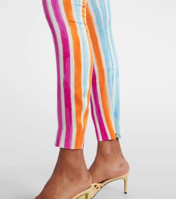 Striped silk-blend leggings | Dolce&Gabbana