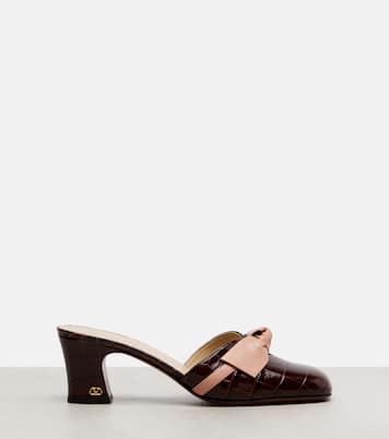 Mules Knotty 60 in pelle | Valentino Garavani