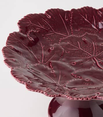 Présentoir à gâteau Vine Leaf en céramique | Cabana