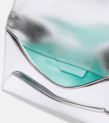 Envelope 메탈릭 레더 클러치 | Aquazzura