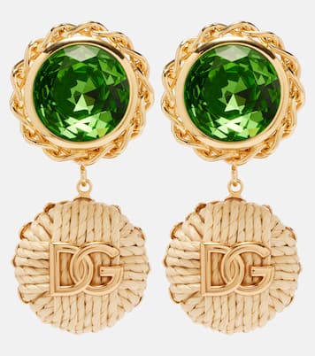 Boucles d’oreilles DG à cristaux | Dolce&Gabbana