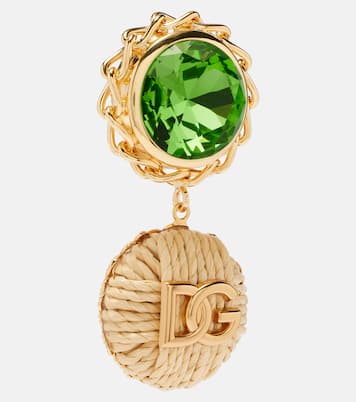 Boucles d’oreilles DG à cristaux | Dolce&Gabbana