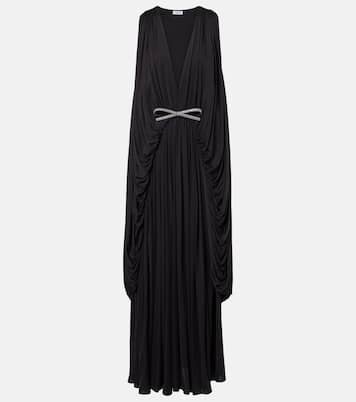 Vestido de fiesta de seda drapeado | Loewe