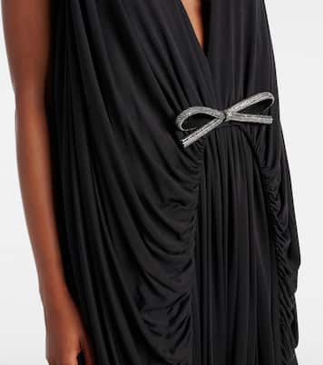 Vestido de fiesta de seda drapeado | Loewe