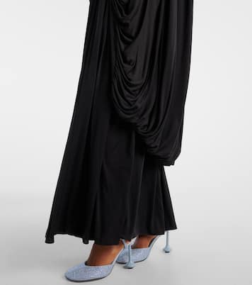 Vestido de fiesta de seda drapeado | Loewe