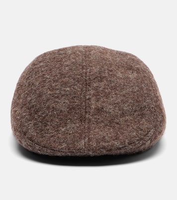 Logo wool-blend newsboy cap  | Ruslan Baginskiy