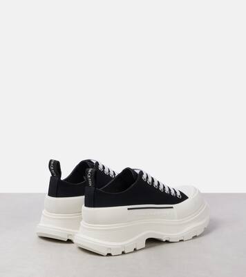 Tread Slick canvas platform sneakers | McQueen