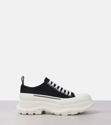 Tread Slick canvas platform sneakers | McQueen