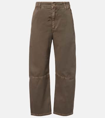 Pantaloni barrel Alexis in twill di cotone | Velvet