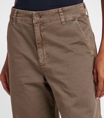 Pantaloni barrel Alexis in twill di cotone | Velvet