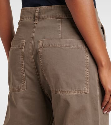 Pantaloni barrel Alexis in twill di cotone | Velvet