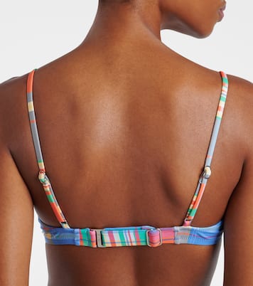 UW Balconette Bra checked bikini top | Polo Ralph Lauren