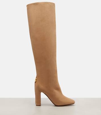 Suede over-the-knee boots | Dolce&Gabbana
