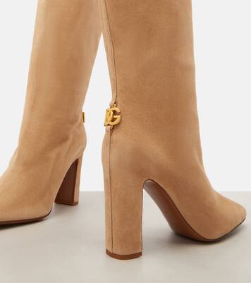 Suede over-the-knee boots | Dolce&Gabbana