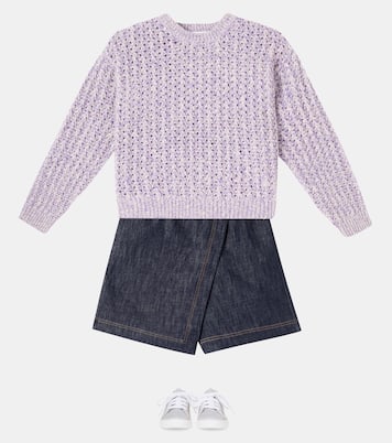 Wool, cashmere, and mohair-blend sweater | Brunello Cucinelli Kids