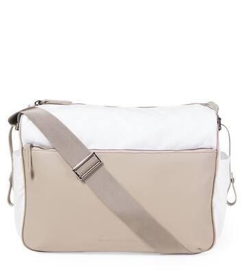 Leather changing pad and diaper bag | Brunello Cucinelli Kids