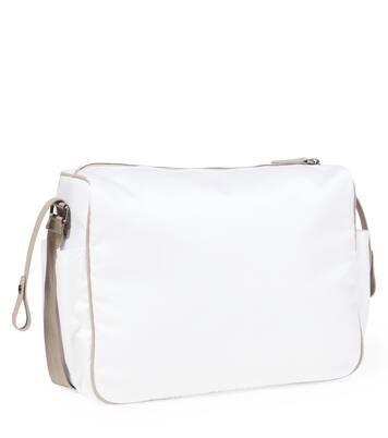Leather changing pad and diaper bag | Brunello Cucinelli Kids