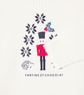 Pull intarsia en laine | Tartine et Chocolat