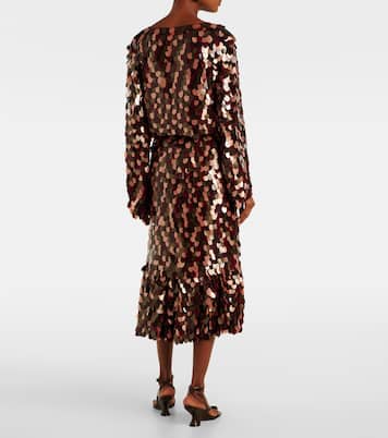 Sequined midi skirt | Dries Van Noten