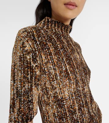 Jersey acanalado de terciopelo | Dries Van Noten