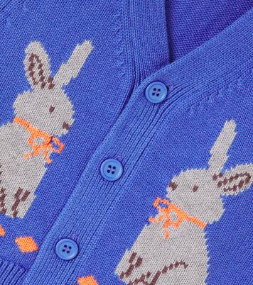 Rabbits cotton and wool sweater vest | Tinycottons