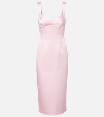 Aymee satin midi dress | Rebecca Vallance