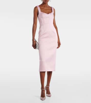 Aymee satin midi dress | Rebecca Vallance