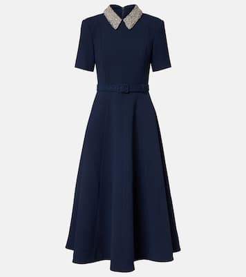 Xena embellished crêpe midi dress | Rebecca Vallance
