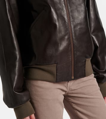 Morisel leather bomber jacket | The Row