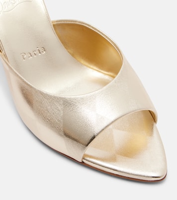 Miss Z metallic leather mules | Christian Louboutin