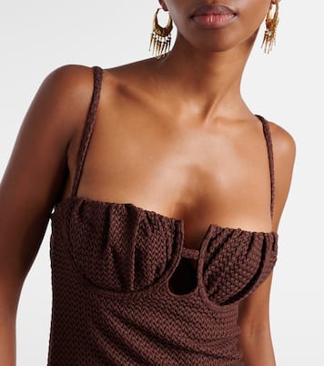 Petal crochet maxi dress | Montce