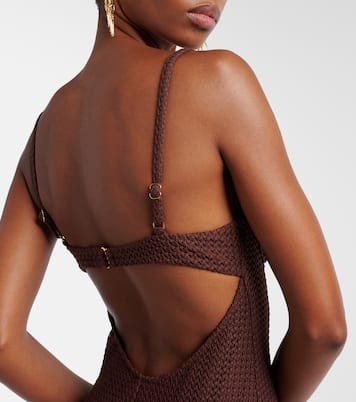 Petal crochet maxi dress | Montce