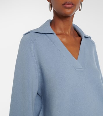 Wool and cashmere-blend polo sweater | Vince