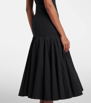 Agave棉质府绸中长连衣裙 | Jacquemus