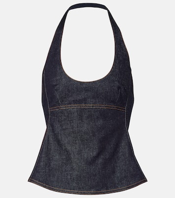 Lavoir de-Nîmes denim halterneck top | Jacquemus