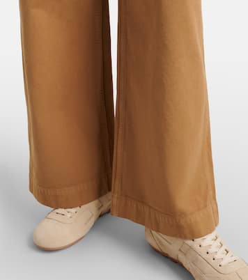 High-rise wide-leg pants | Moncler