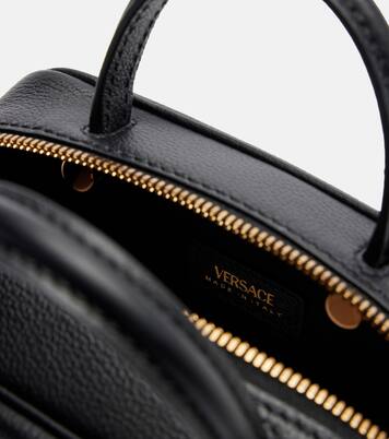 La Medusa Small leather tote bag | Versace
