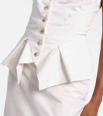 Gilet Monday in misto cotone con stampa floreale | Vivienne Westwood