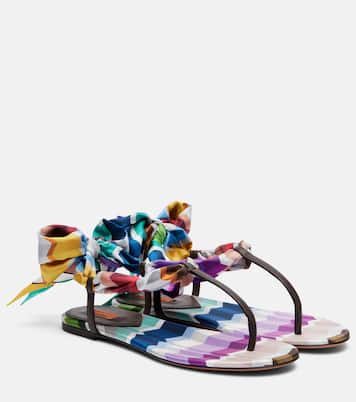 Dora twill sandals | Missoni