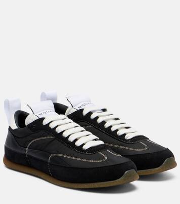 EC1 suede-trimmed sneakers | McQueen