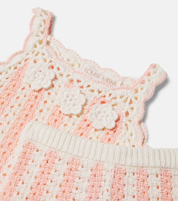 Bebé - set Lary de top y shorts de algodón | Louise Misha