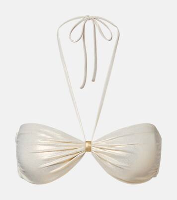 Liguria halterneck bikini top | Melissa Odabash