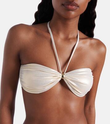 Liguria halterneck bikini top | Melissa Odabash